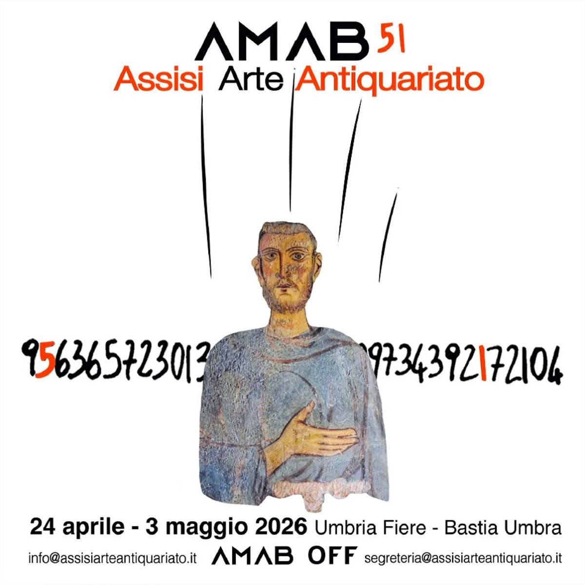 AMAB Assisi Mostra Arte Antiquariato Bastia Umbra a Umbriafiere (Pg)