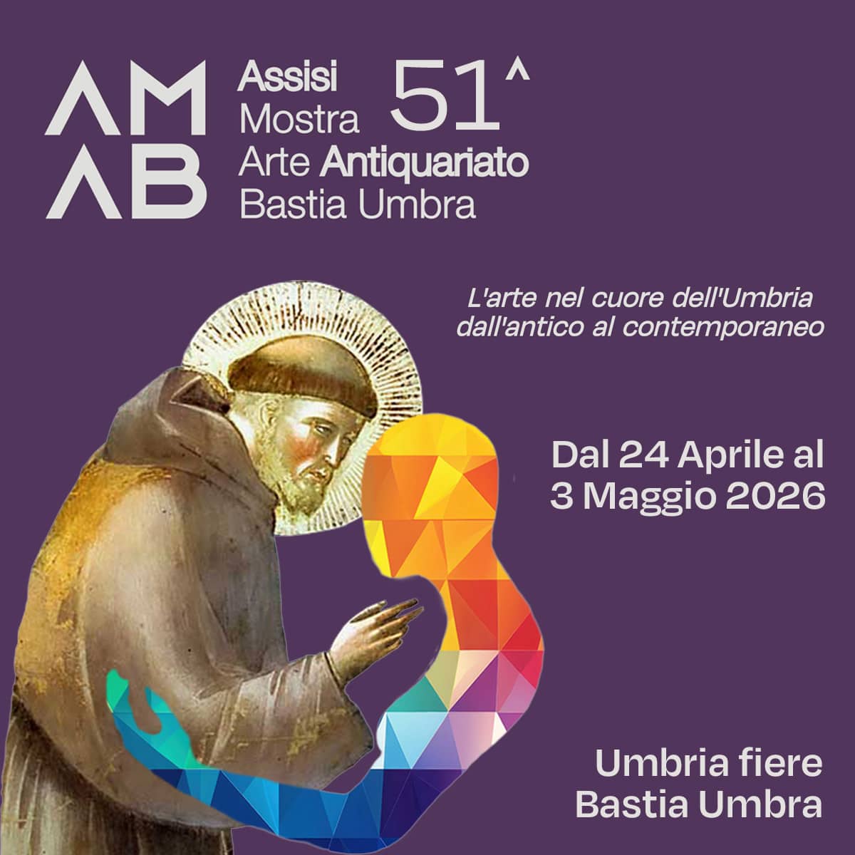 AMAB Assisi Mostra Arte Antiquariato Bastia Umbra a Umbriafiere (Pg)